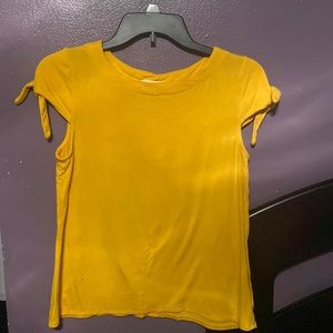 Yellow Copper Key Shirt for girls